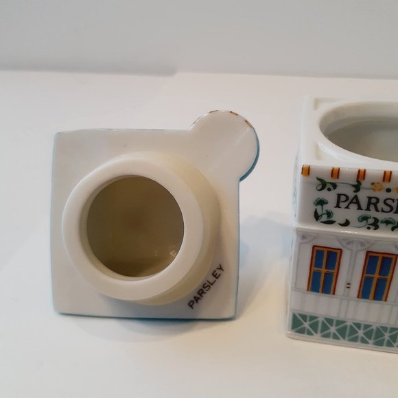 Lenox Spice House “Parsley” 1989 Lenox Spice Village Collection - Picture 7 of 16